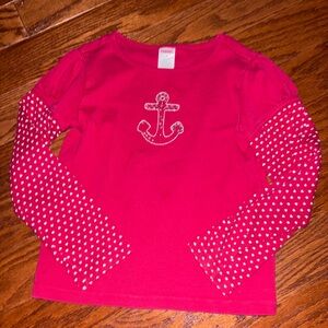 Gymboree Red Anchor Long Sleeve Tee